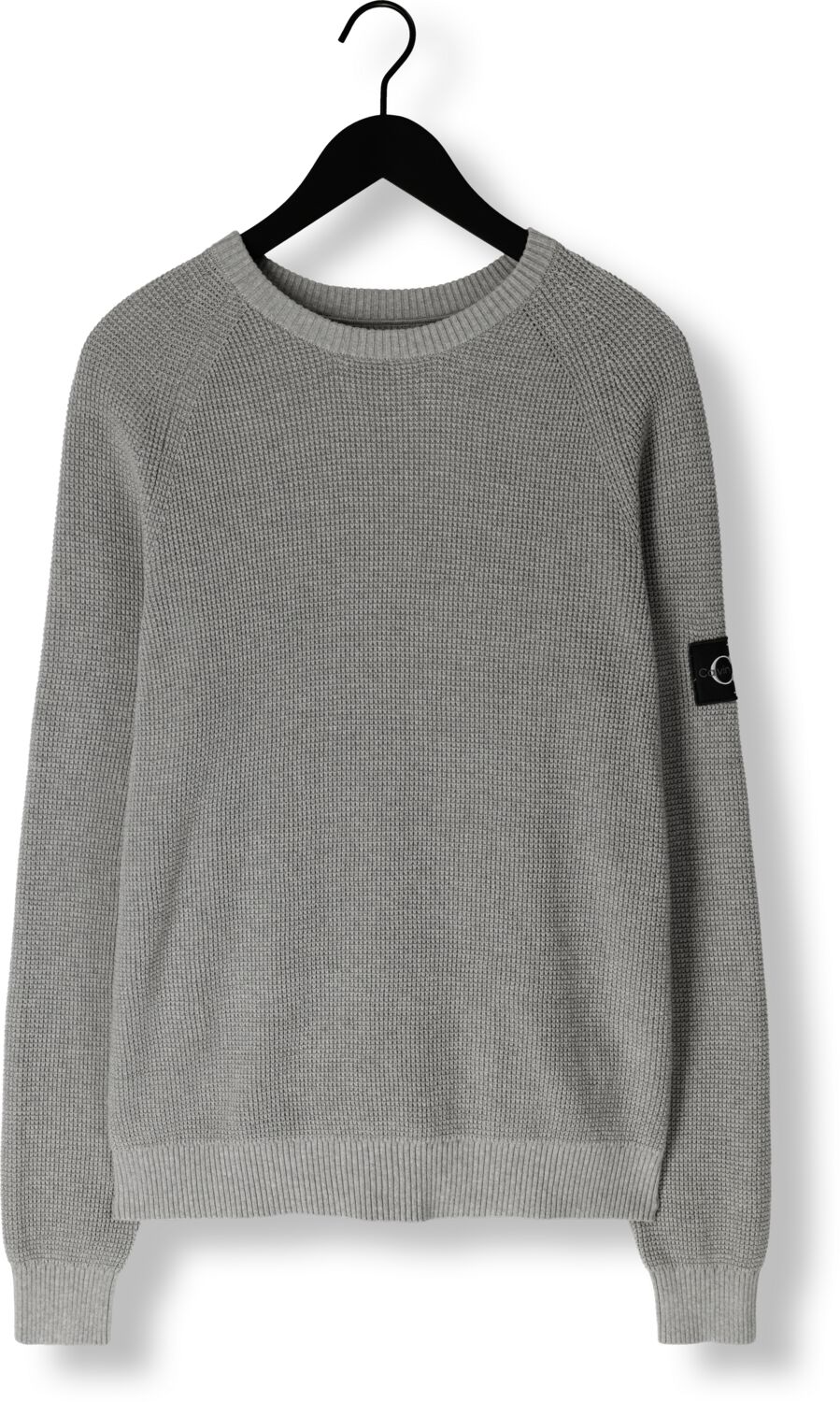 CALVIN KLEIN Heren Truien & Vesten Badge Easy Sweater Grijs