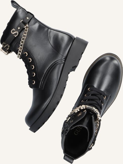 Zwarte GUESS Veterboots NINA Zwarte GUESS Veterboots NINA - large