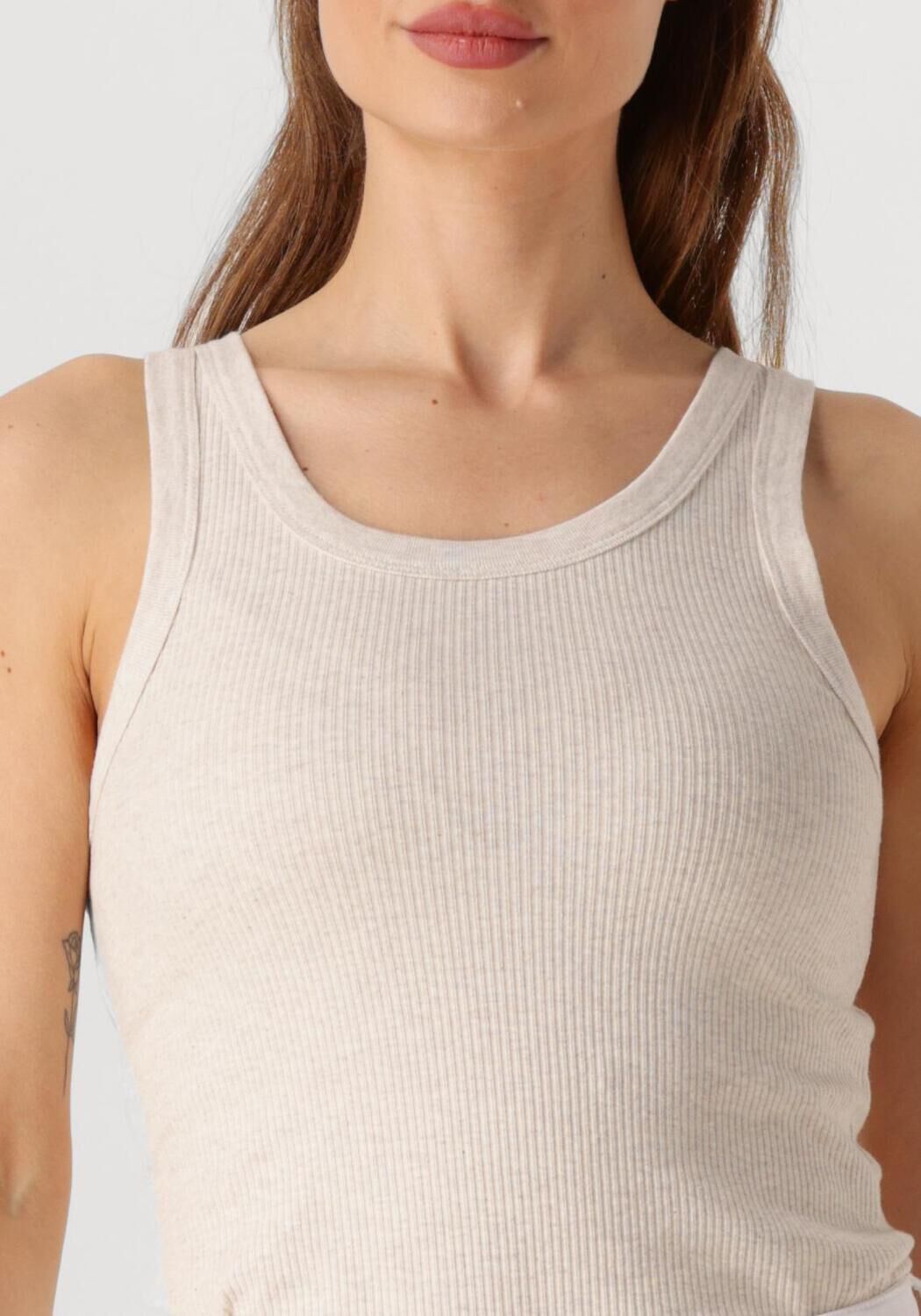 CIRCLE OF TRUST Dames Tops & T-shirts Jada Top Beige