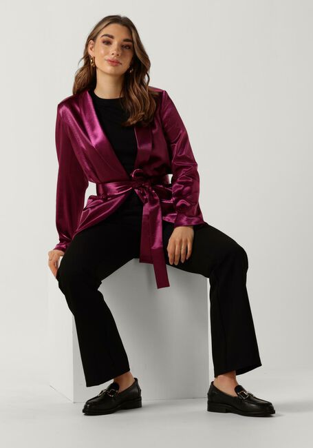 Zwarte Y.A.S. Pantalon YASBALA HW FLARED PANT - large