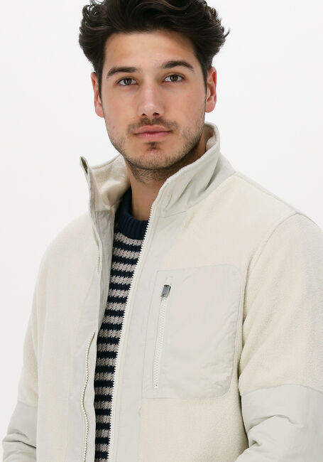 Gebroken wit SELECTED HOMME Vest SLHNOHR FLEECE JKT W - large
