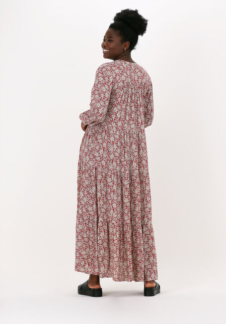 Rode BY-BAR Maxi jurk JULIA LUPINE DRESS - large