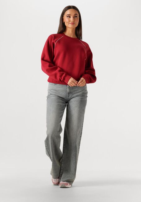 Roze CATWALK JUNKIE Truien/vesten GRAPHIC SWEATER WITH PIPING - large