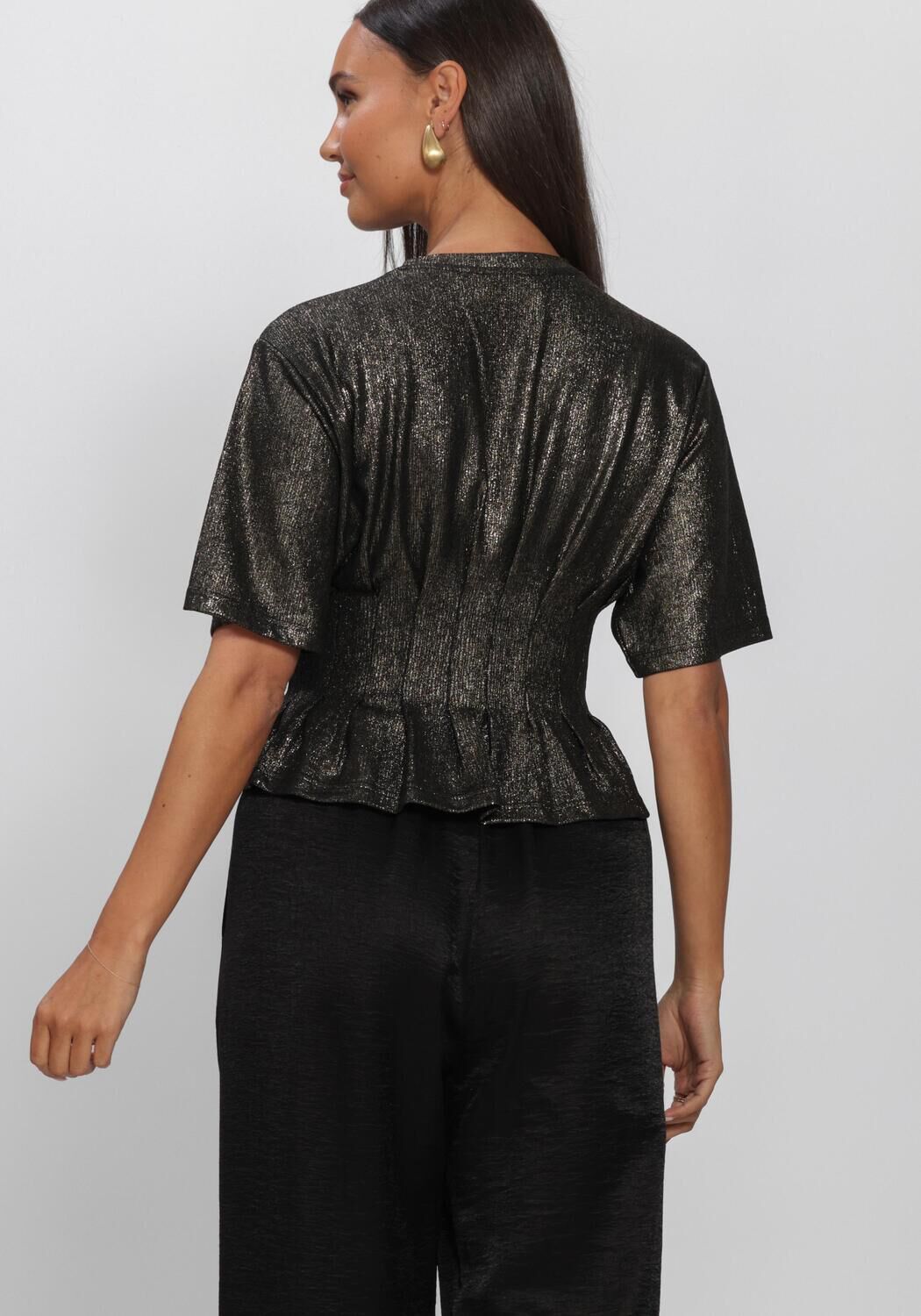Bronzen BY-BAR Top DIVA METALLIC TOP - large