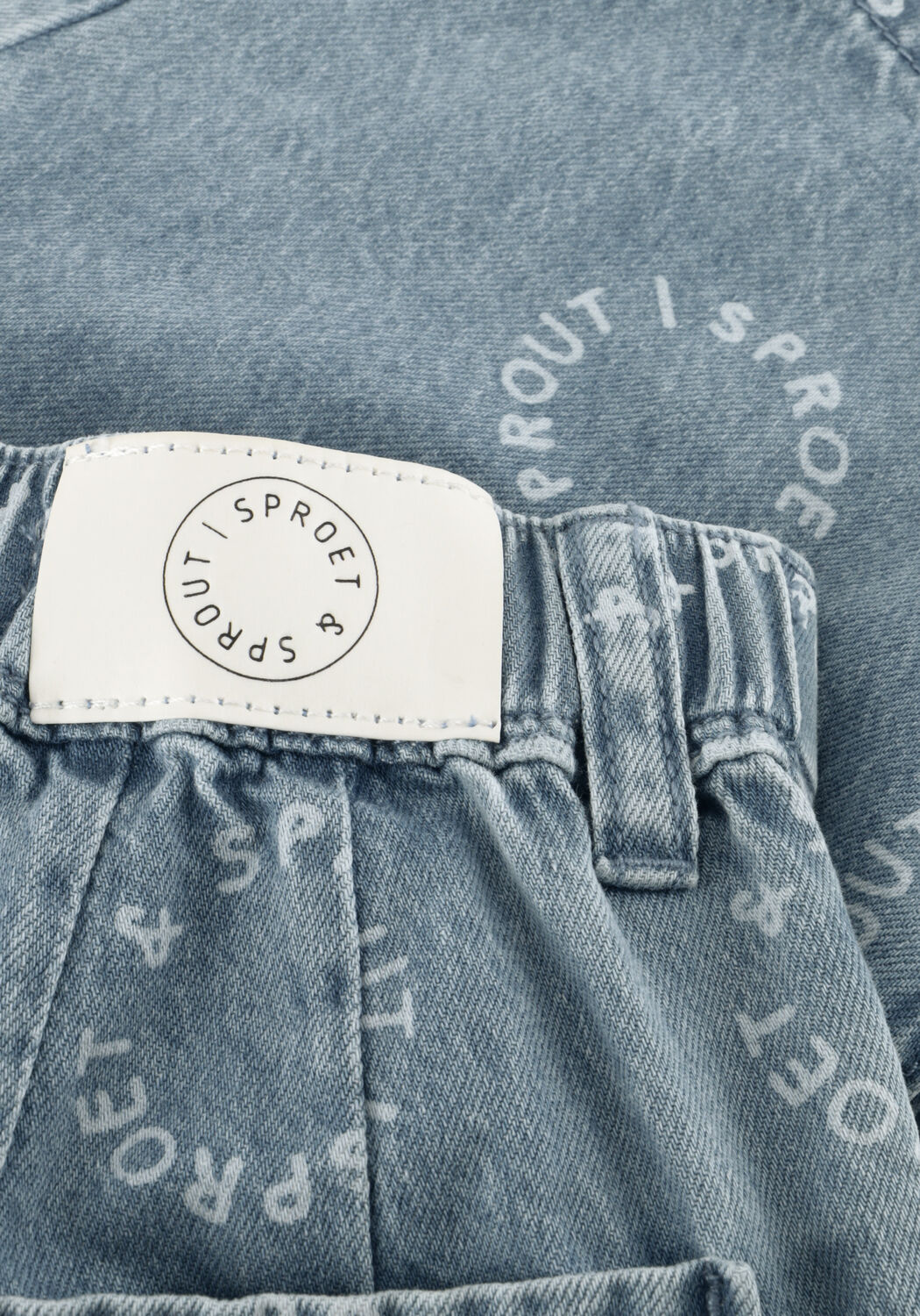 Lichtblauwe Sproet & Sprout Shorts DENIM BERMUDA - large