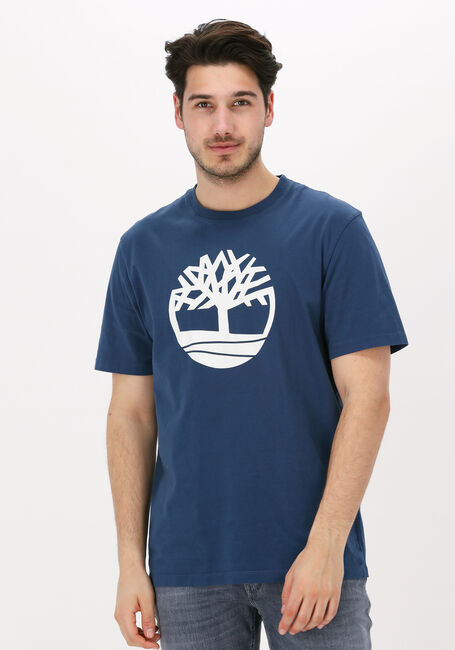 Blauwe TIMBERLAND T-shirt SS K-R BRAND TREE T - large
