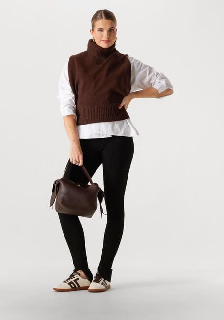 Bruine ROUGE EDIT Trui ROUCLEO ROLL NECK KNIT WEST - large