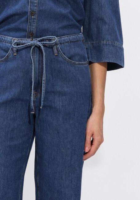 Blauwe SUMMUM Wijde broek JEANS LOOSE FIT LIGHT COTTON TWILL - large