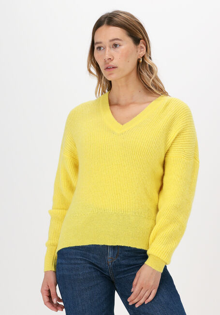 Gele CO'COUTURE Trui LEONA RIB WING KNIT - large