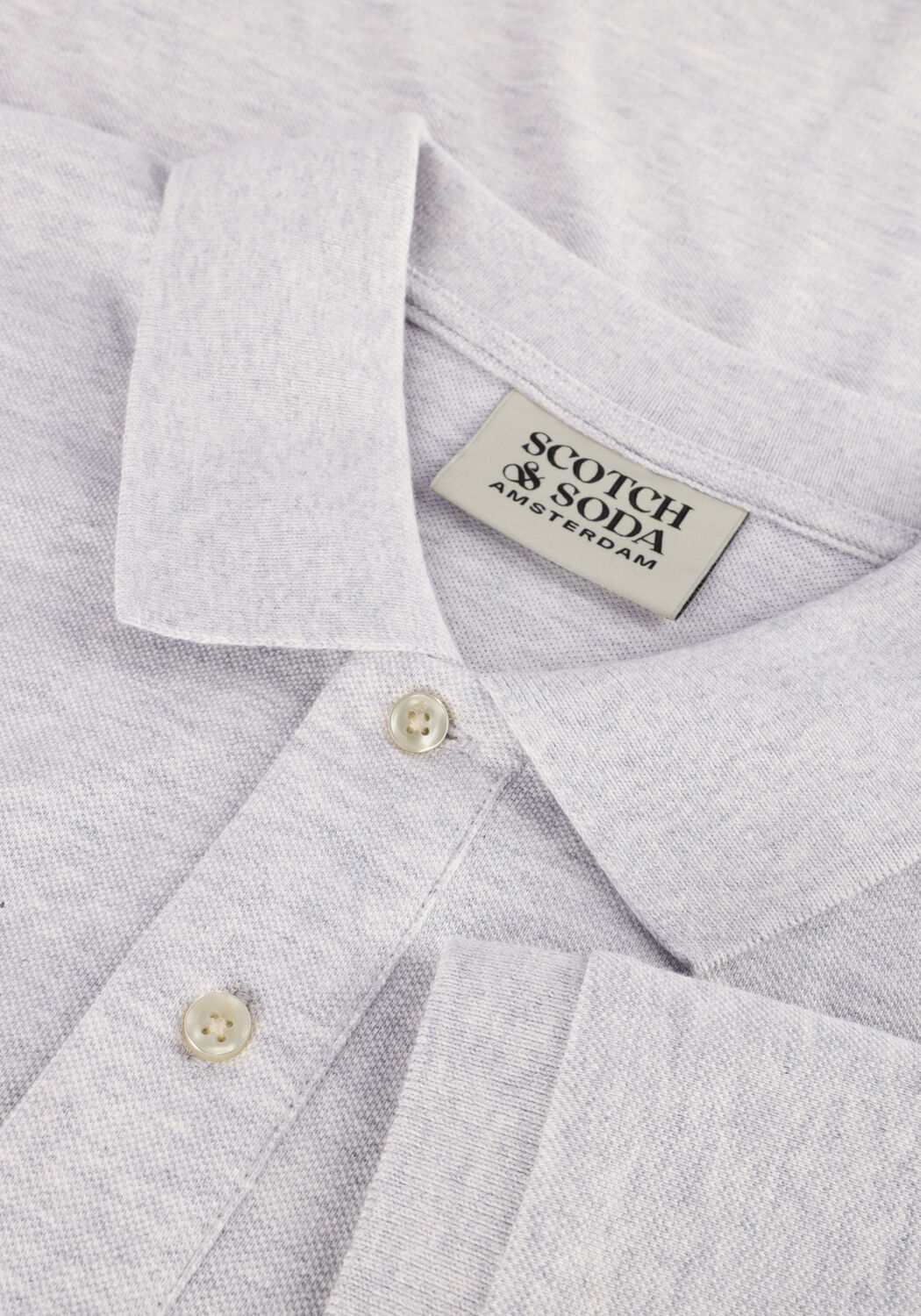 Witte SCOTCH & SODA Polo ESSENTIALS - COTTON PIQUE POLO - large