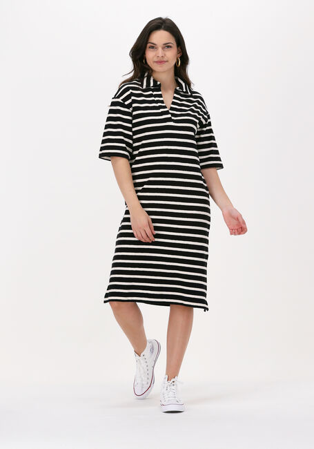 Zwarte SELECTED FEMME Midi jurk SLFTALA 2/4 SHORT DRESS - large