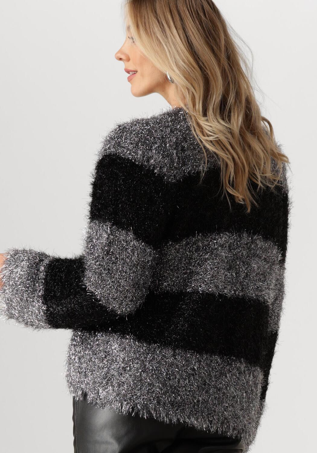 NUKUS Dames Truien & Vesten Haily Cardigan Lurex Zilver