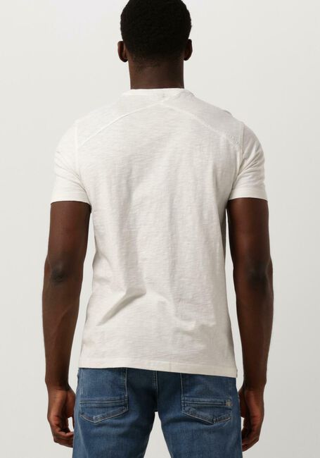 Witte CAST IRON T-shirt SHORT SLEEVE R-NECK ORGANIC COTTON SLUB ESSENTIAL - large