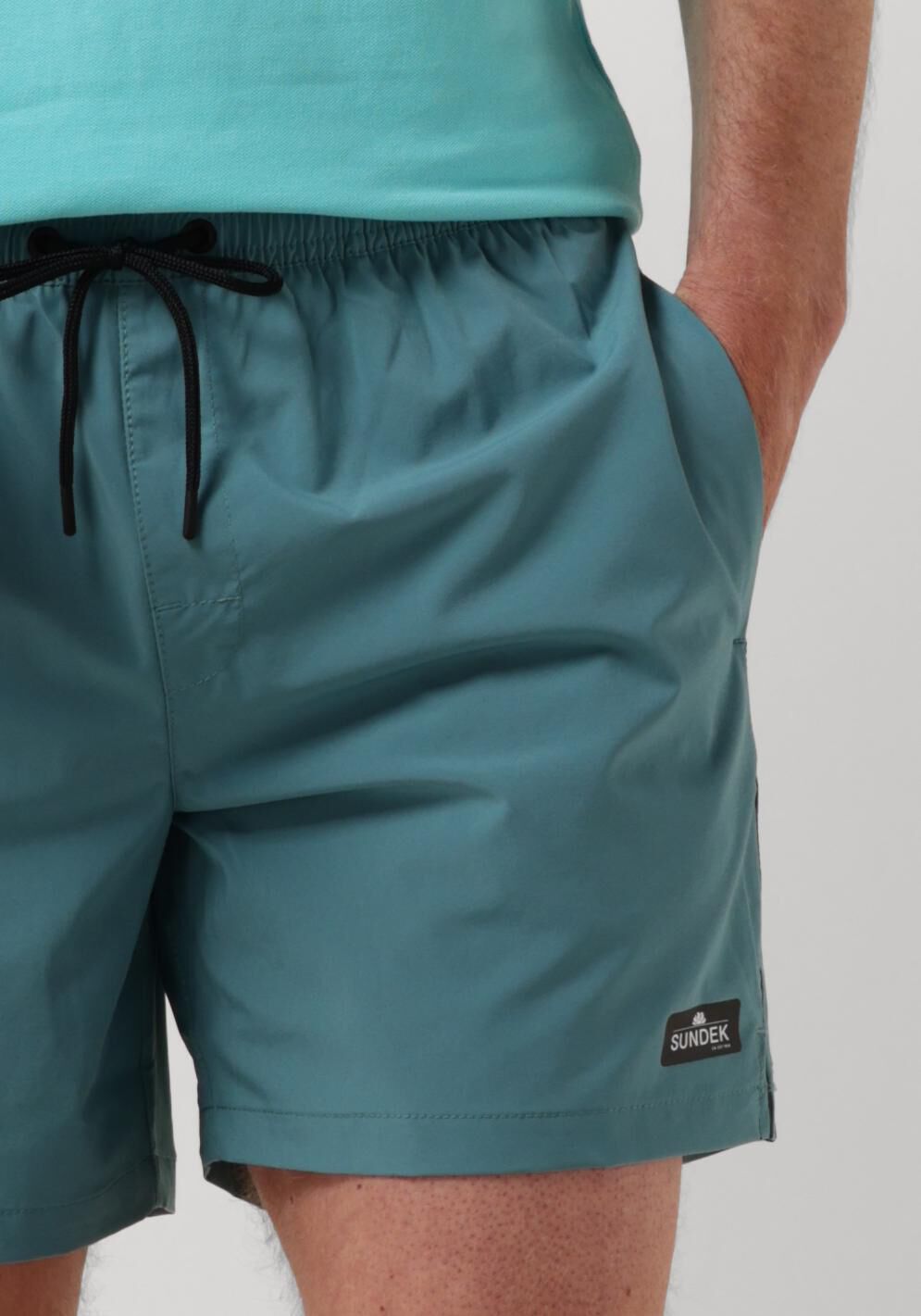 SUNDEK Heren Zwembroeken M4s018 Boardshort Grijs