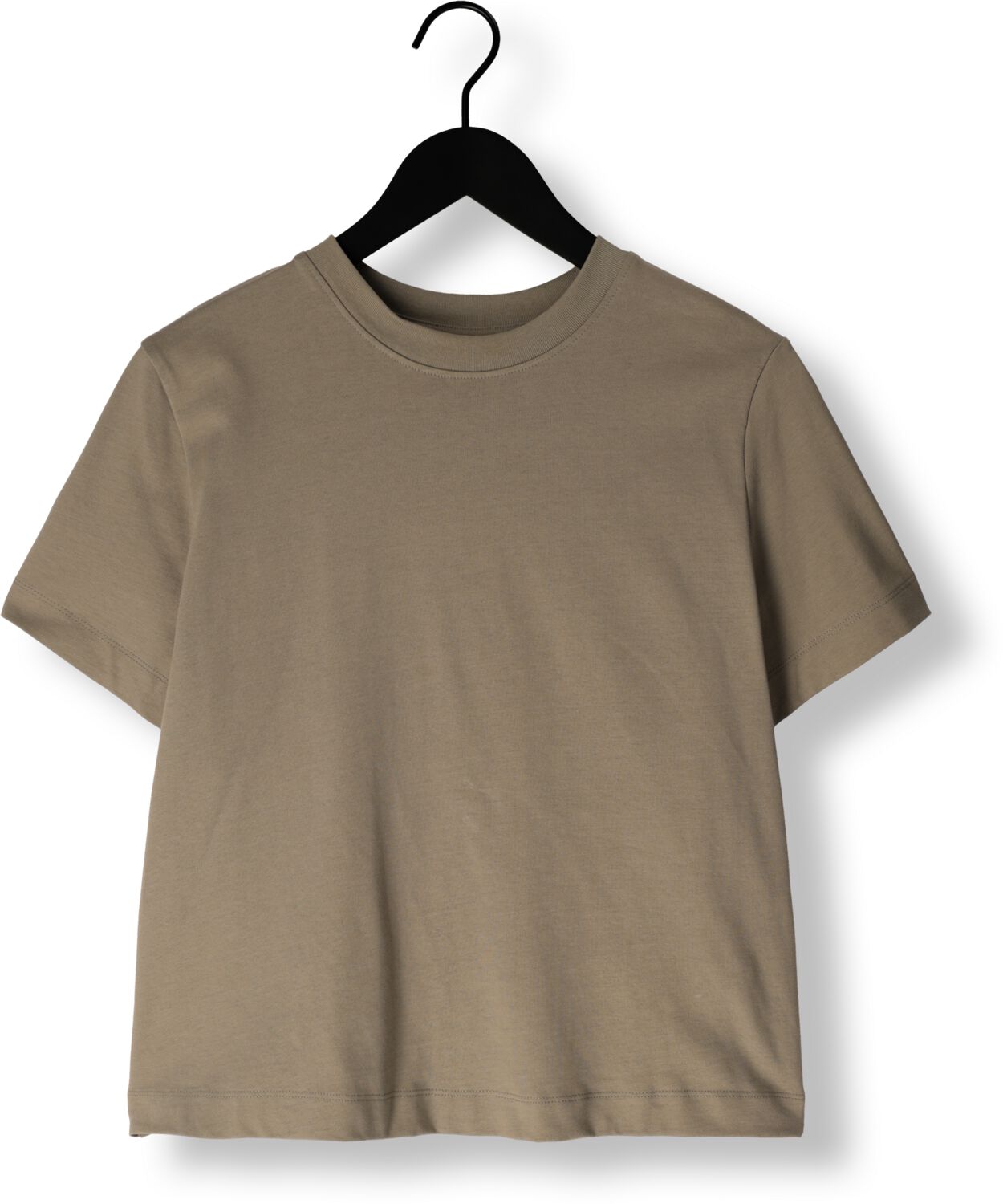 SELECTED FEMME Dames Tops & T-shirts Slfessential Ss Boxy Tee Khaki