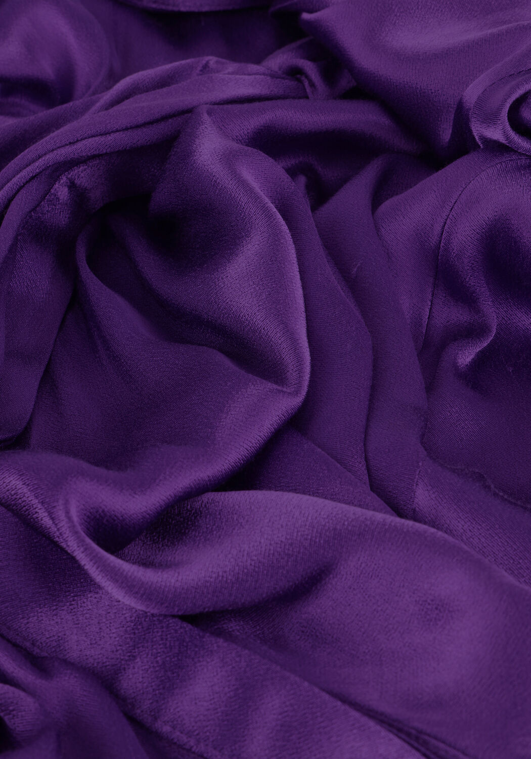 Paarse CO'COUTURE Midi jurk HARVEY DRAPE DRESS - large