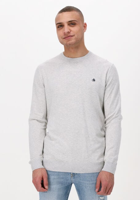 Gebroken wit SCOTCH & SODA Trui CLASSIC CREWNECK PULLOVER - large