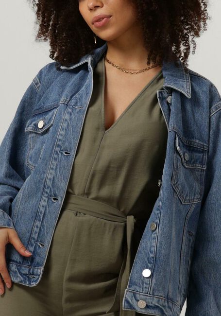 Blauwe GESTUZ Spijkerjas DENA GZ DENIM JACKET - large