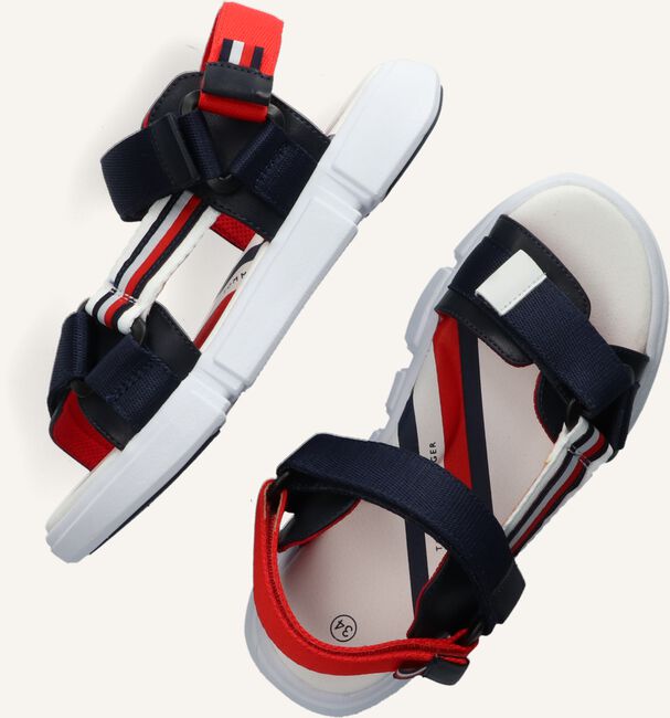 Blauwe TOMMY HILFIGER Platte sandalen 31111 Blauwe TOMMY HILFIGER Platte sandalen 31111 - large
