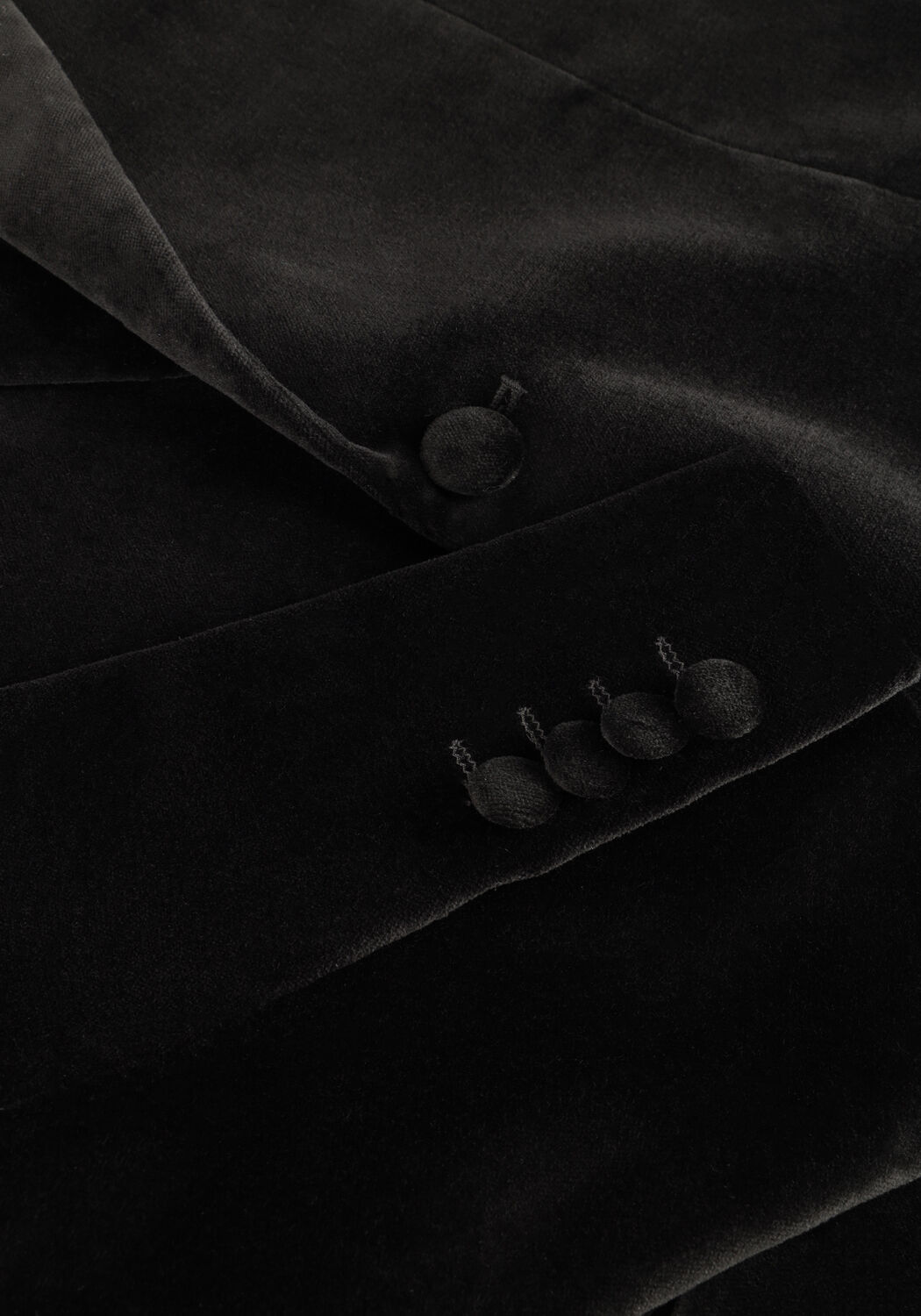 Zwarte SELECTED MEN Colberts SLHSLIM-HALE VELVET BLZ - large