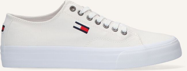 Witte TOMMY HILFIGER Lage sneakers LONG LACE UP VULC Witte TOMMY HILFIGER Lage sneakers LONG LACE UP VULC - large