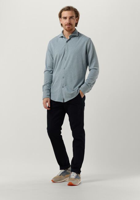 Blauwe DSTREZZED Casual overhemd KIRK SHIRT MELANGE PIQUE - large