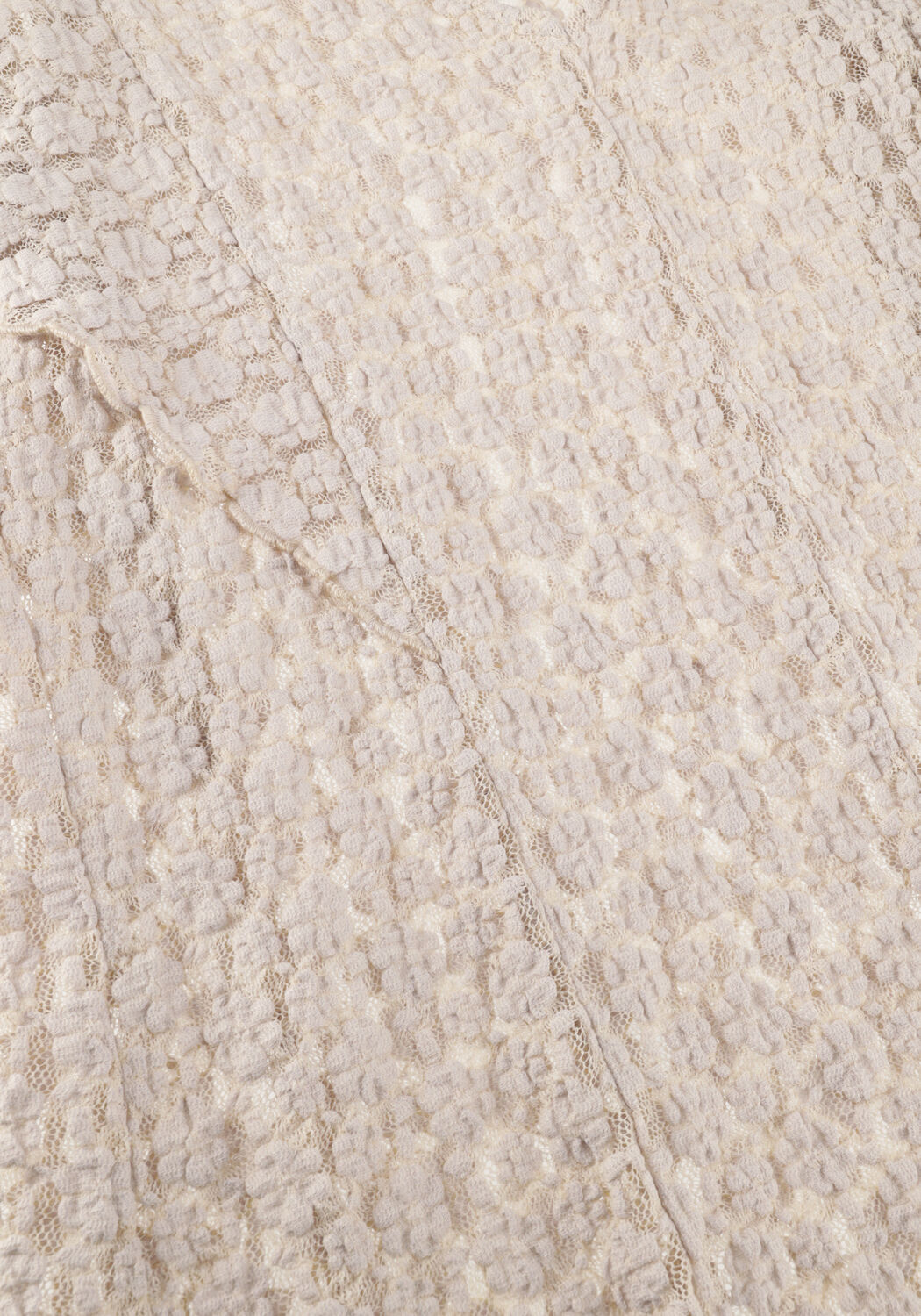 Ecru DANTE6 Top VIEV LACE VOLANT TOP - large