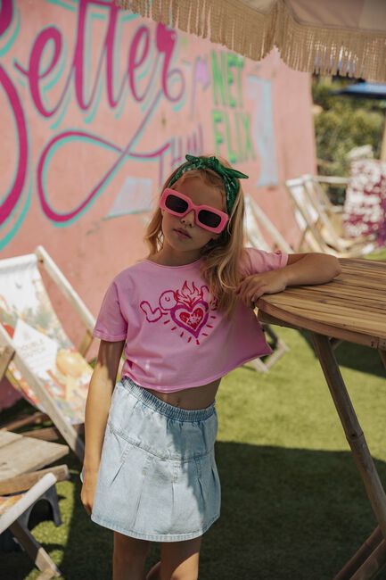 Roze AMMEHOELA T-shirt AM-HIPPIE-08 - large