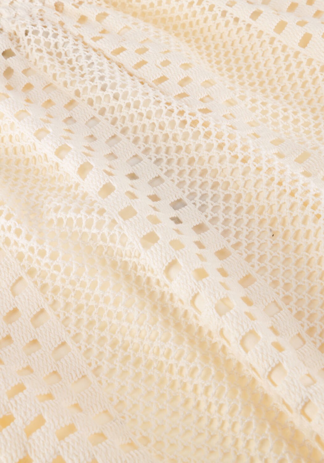 Ecru COLOURFUL REBEL Korte broek NOLITA CROCHET SHORT - large