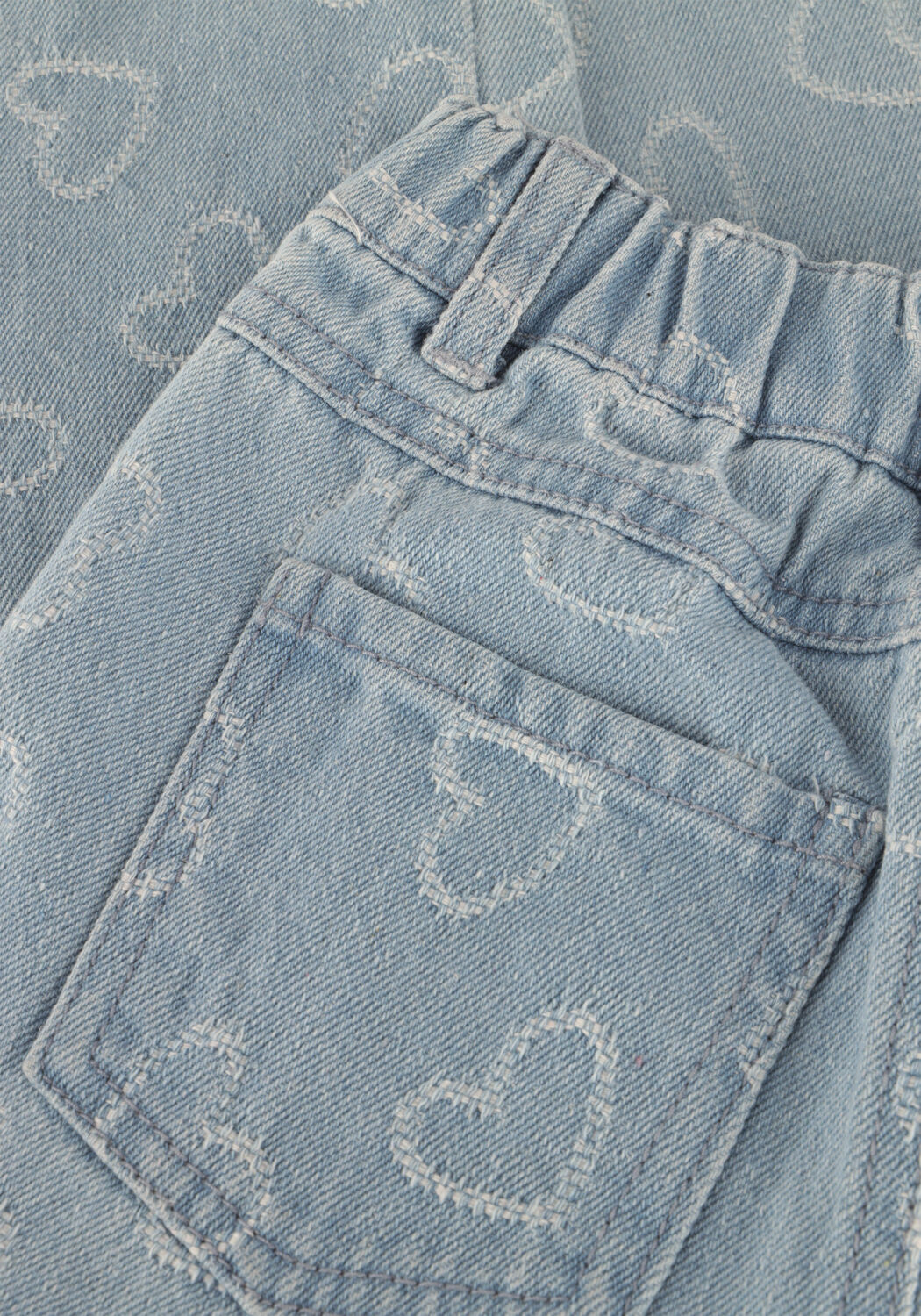 Lichtblauwe LOOXS Little Wide jeans 2501-7604 - large