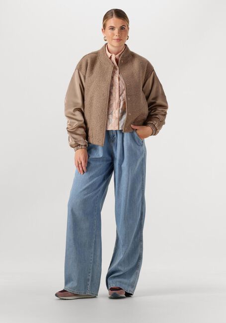 Taupe NUKUS Jack BALTIMORE JACKET SATIN - large
