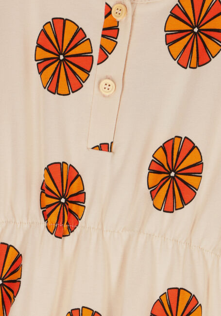 Gebroken wit CARLIJNQ Midi jurk PARASOL - 2 BUTTON DRESS NO SLEEVES - large