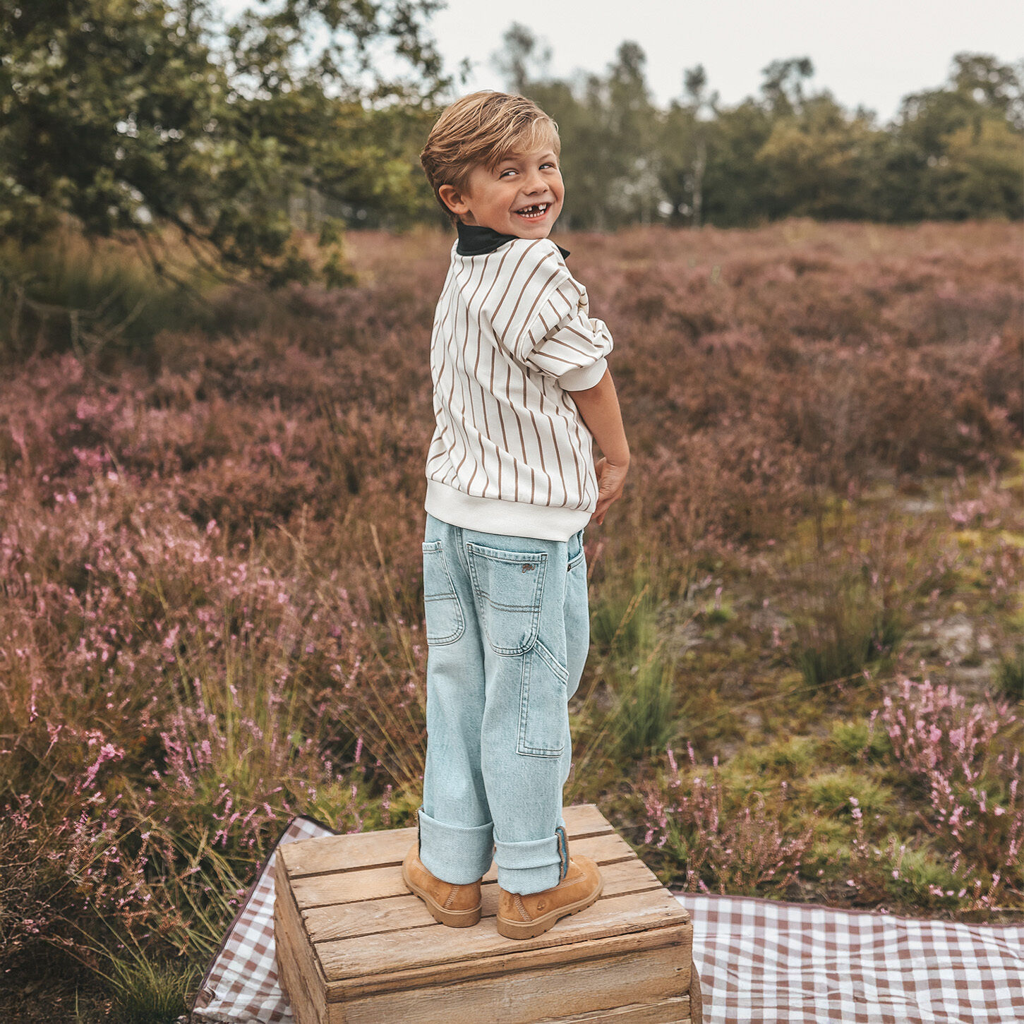YOUR WISHES Jongens Jeans Denim Worker Jeans Lichtblauw