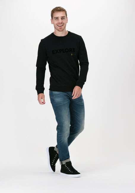 Zwarte NATIONAL GEOGRAPHIC Sweater CREW NECK - large