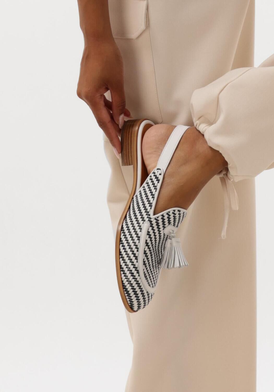 Blauwe PERTINI Slingbacks 32649 - large