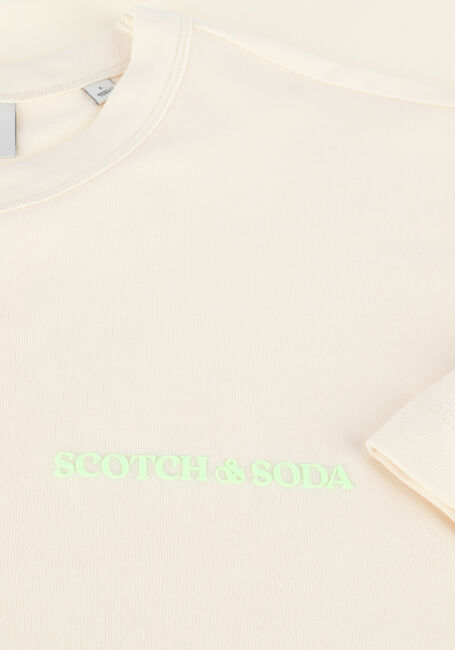 Creme SCOTCH & SODA T-shirt REGULAR-FIT T-SHIRT IN ORGANIC - large