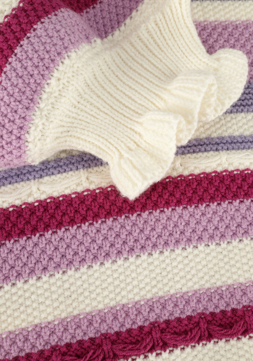 Gebroken wit FABIENNE CHAPOT Trui ROBERTA STRIPE PULLOVER 205 - large