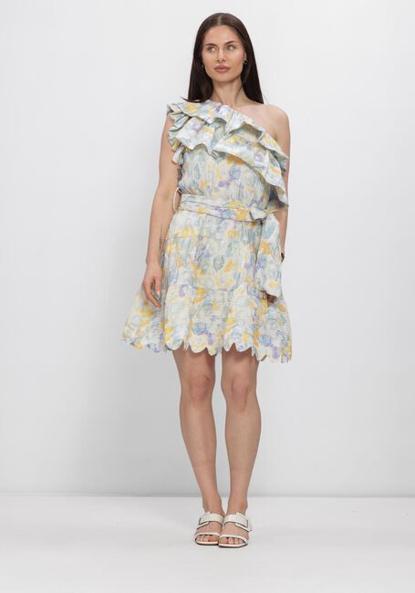 Blauwe AMAYA AMSTERDAM Midi jurk CLOVER - large