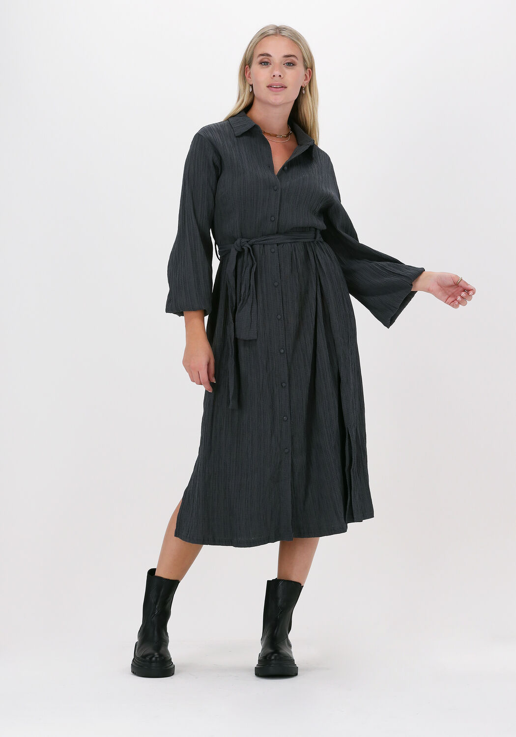 Jurk antraciet sales