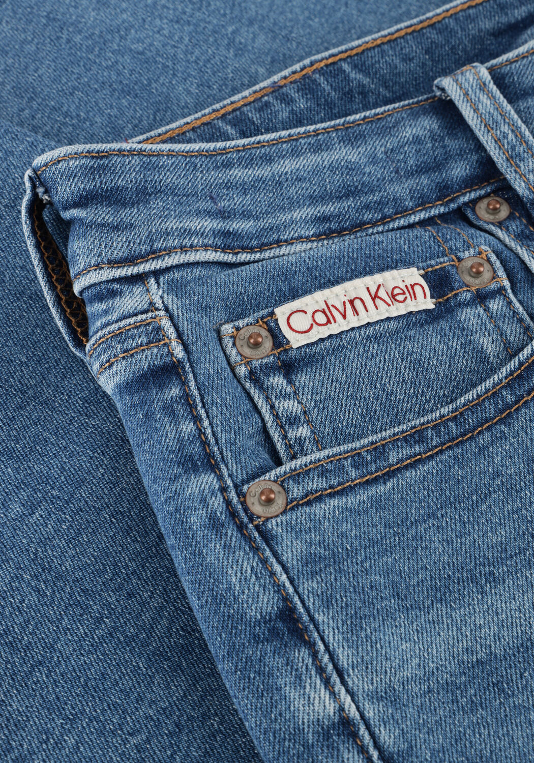 Blauwe CALVIN KLEIN Slim fit jeans HGH RS SKNNY ANKL - large