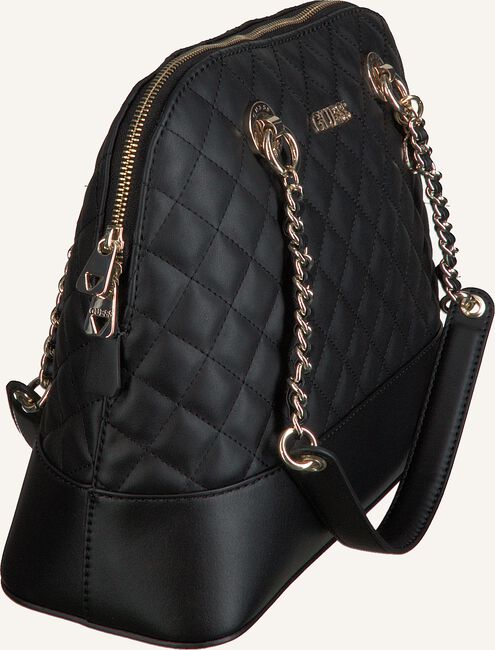 Zwarte GUESS Schoudertas ILLY DOME SATCHEL Zwarte GUESS Schoudertas ILLY DOME SATCHEL - large