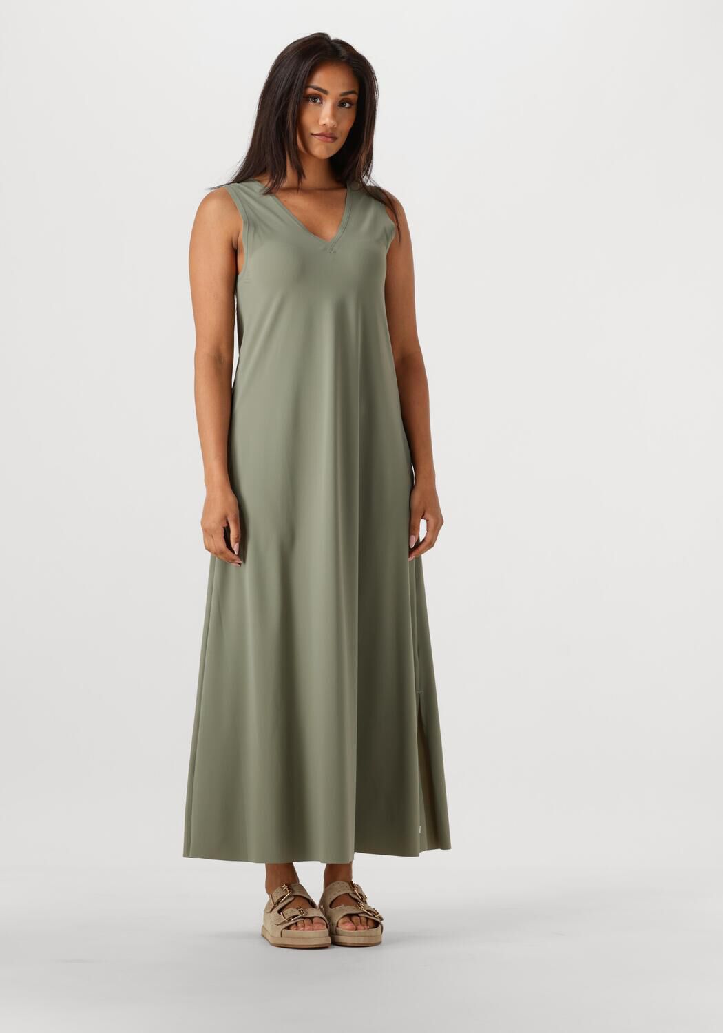 PENN & INK Dames Jurken Dress Olijf