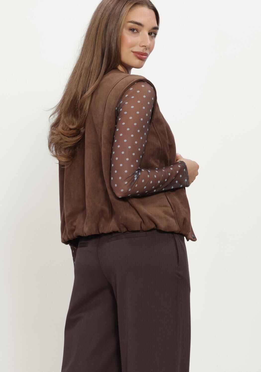 OBJECT Dames Blazers Objdenna S l Waistcoat Bruin