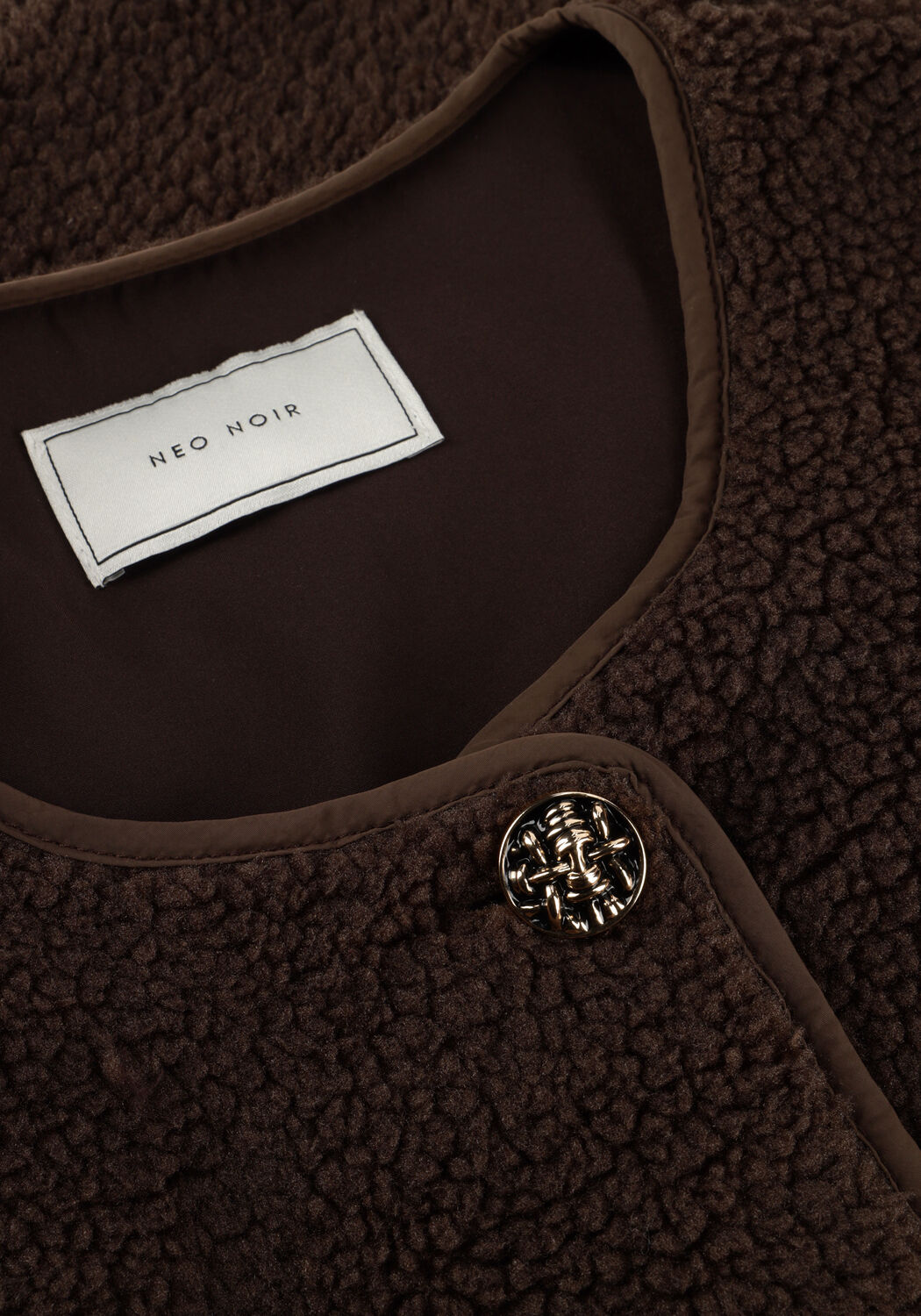 Bruine NEO NOIR Gilet MARIKO TEDDY VEST - large