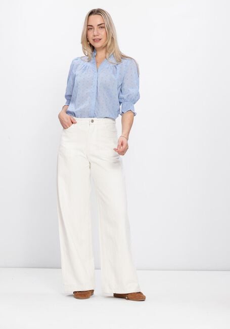 Lichtblauwe NEO NOIR Blouses DIANA DOBBY S BLOUSE - large