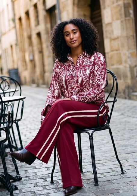 Bordeaux POM AMSTERDAM Blouses MILA RIBBON RED - large