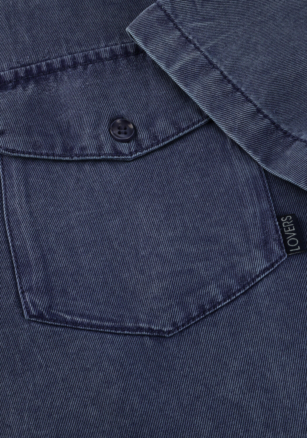 Donkerblauwe SILVIAN HEACH Top SHIRT AMARA - large