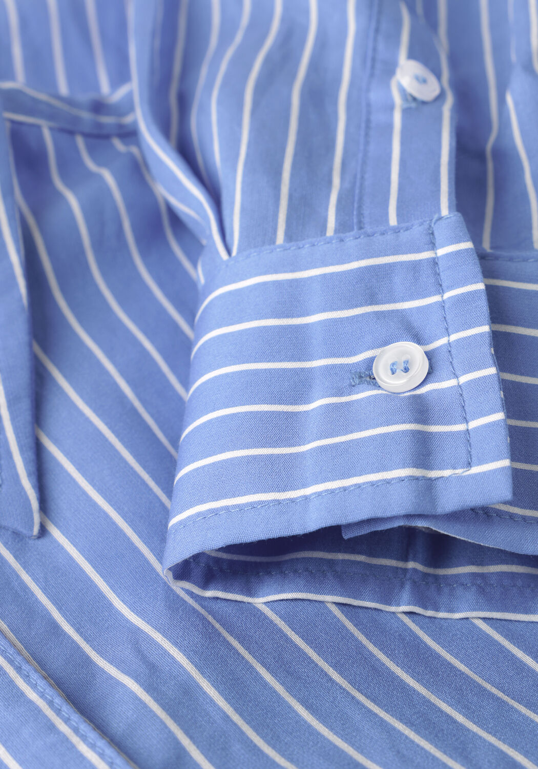 Blauwe BY-BAR Blouses LISE STRIPE BLOUSE - large