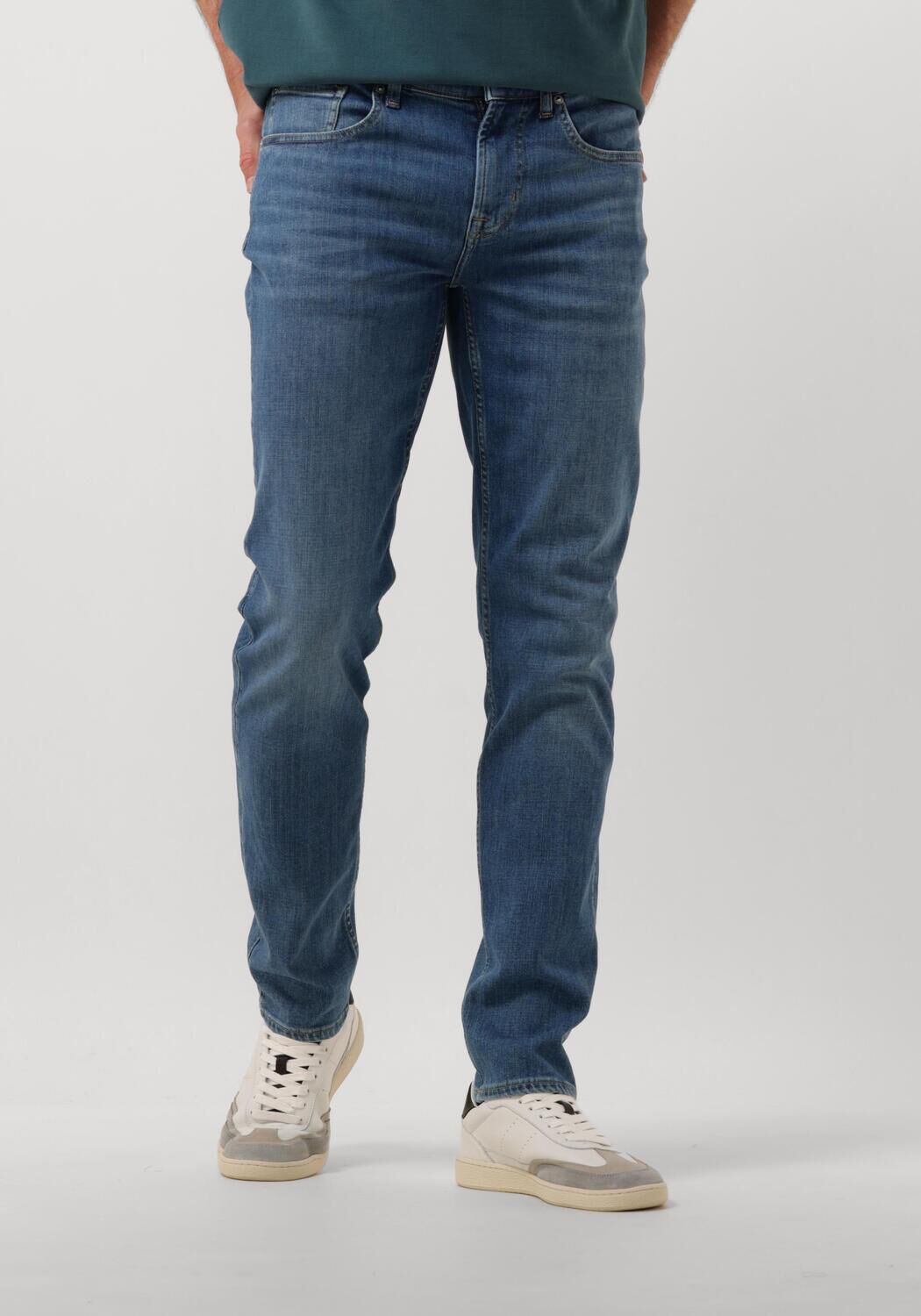 7 For All Mankind Slim Fit Jeans Donkerblauw Blue Heren