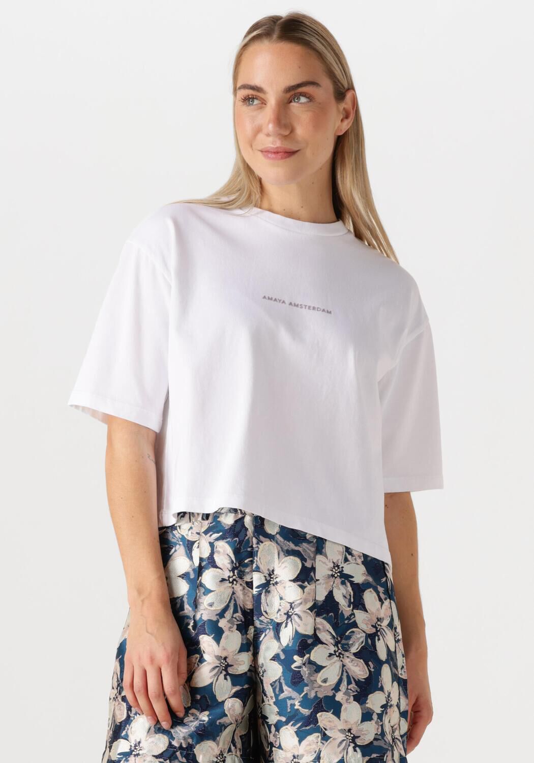 AMAYA AMSTERDAM Dames Tops & T-shirts Baylie Wit